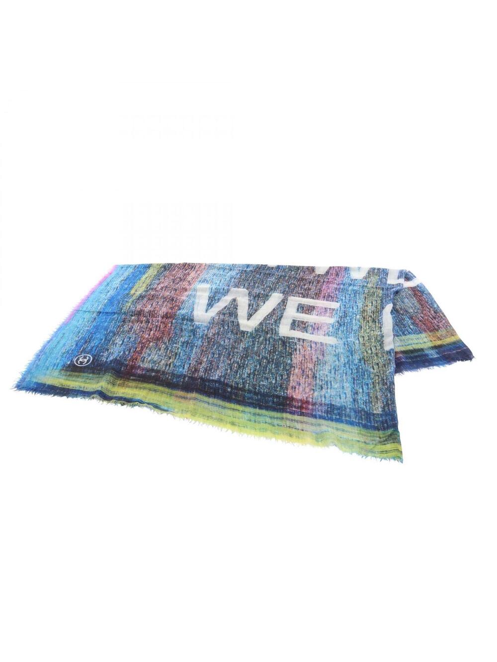 Chanel Logo Stole Scarf Wrap Shawl #339389C86B